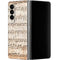 Antique Notes Galaxy Z Fold4 5G Skin